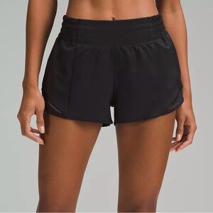 lululemon athletica Jet Black Athletic Shorts